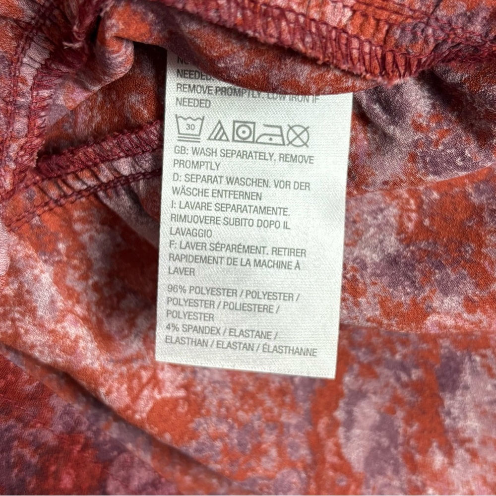 LOGO by Lori Goldstein Stretch Woven Button Front Blouse size Large - Picture 5 of 6